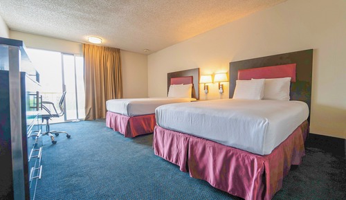 Room, 2 Double Beds, Poolside