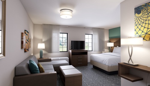 Suite, 1 Bedroom, Kitchen (1 Queen Bed)