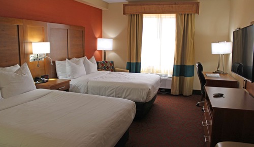 Standard Room, 2 Queen Beds, Non Smoking, Refrigerator & Microwave