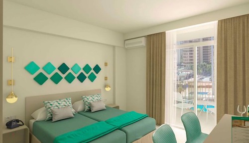 Twin Room, Balcony, Pool View (1 Adult + 2 Children)