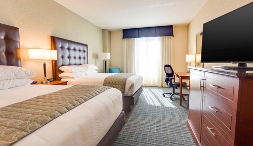Deluxe Room, 2 Queen Beds, Accessible, Refrigerator & Microwave (Hearing Accessible, Roll in Shower)