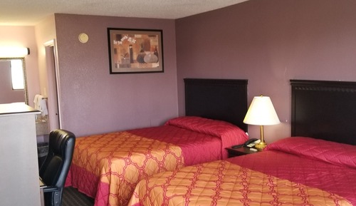 Standard Double Room, 2 Queen Beds, Non Smoking, Refrigerator & Microwave