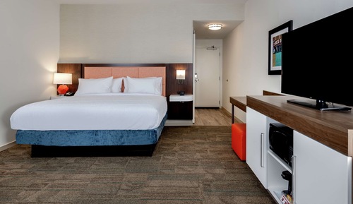 Room, 1 King Bed with Sofa bed, Refrigerator