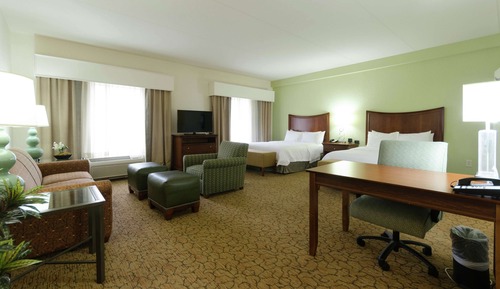 Studio, 2 Queen Beds, Accessible, Non Smoking (Mobility & Hearing, Roll-in Shower)