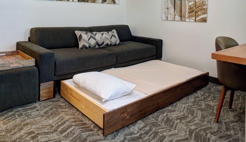 Studio, Multiple Beds (Mobility/Hearing Access, Roll-In Shwr)