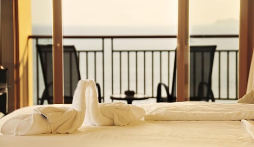 Honeymoon Room, 1 King Bed, Smoking, Sea View