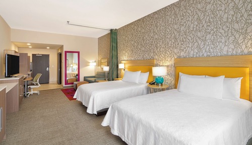 Studio, 2 Queen Beds, Accessible (Hearing)