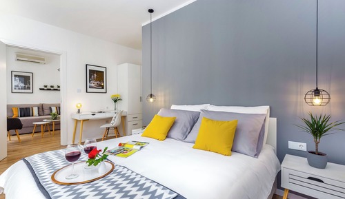 Deluxe Apartment, 1 Queen Bed with Sofa bed, Non Smoking, Kitchenette