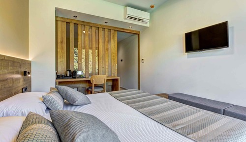 Family Room with Pool View