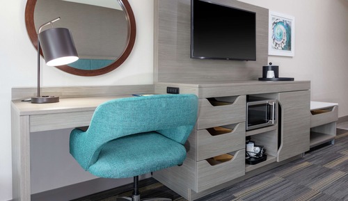Room, 1 King Bed, Refrigerator & Microwave