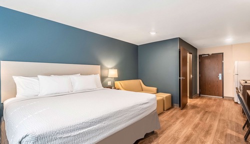 Deluxe Studio, 1 King Bed with Sofa bed, Non Smoking, Refrigerator & Microwave