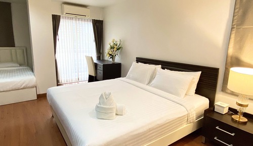 Standard Room, 2 Bedrooms, Non Smoking, City View