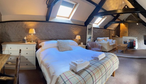 Standard Quadruple Room, Garden View (King Size)