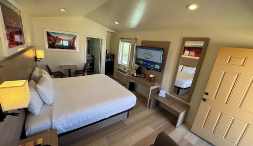 Premium Cabin, 1 King Bed, Accessible, Refrigerator & Microwave