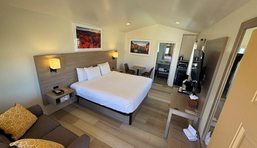 Premium Cabin, 1 King Bed, Refrigerator & Microwave, Mountain View