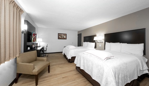 Premium Room, 2 Double Beds (Upgraded Bedding & Snack, First Floor)