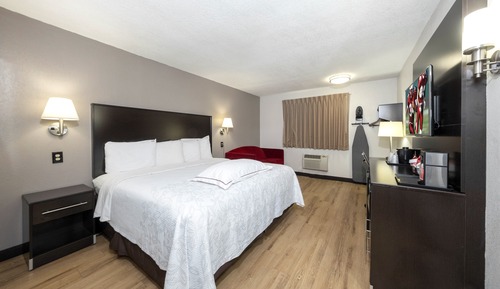 Premium Room, 1 King Bed (Upgraded Bedding & Snack, First Floor)