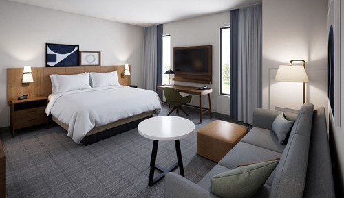 Studio Suite, 1 King Bed, Kitchen