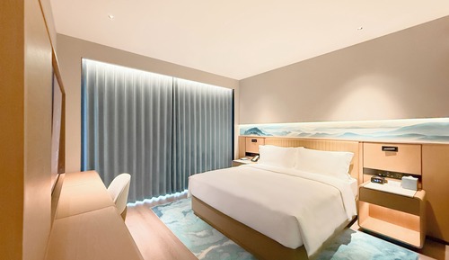 Room, 1 King Bed, Mobility Accessible, Non Smoking (Hearing, Roll-in Shower, City View)