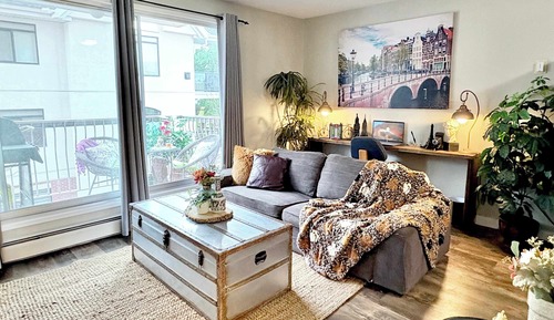 City Condo, Kitchen, Courtyard View