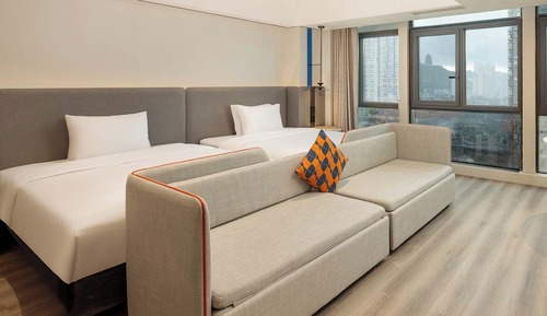 2 Double Standard With Single Sofa Bed