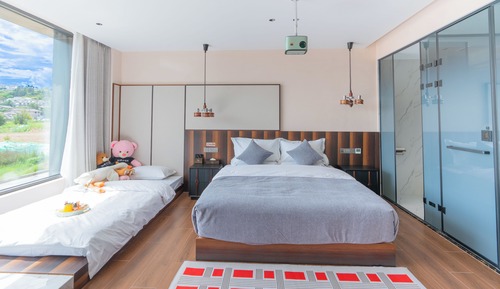 Family Triple Room, Multiple Beds, Private Bathroom, Hill View