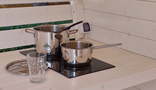 Tent, 1 Queen Bed, Kitchenette, Courtyard View