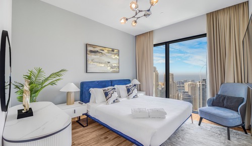 Luxury Apartment, 3 Bedrooms, Non Smoking, Marina View