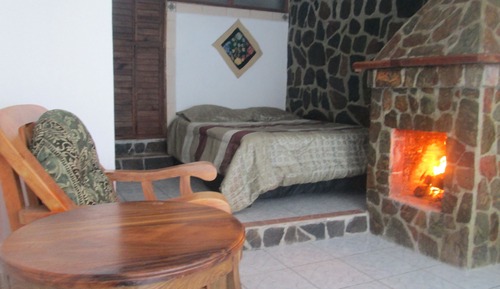 Romantic Room, 1 Double Bed, Fireplace, Lake View