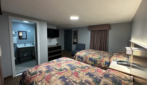 Economy Room, 2 Double Beds, Non Smoking