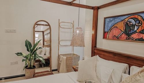 Deluxe Double Room, Patio, Beach View