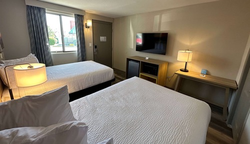 Room, 2 Double Beds, Mobility Accessible, Non Smoking (Roll-in Shower)