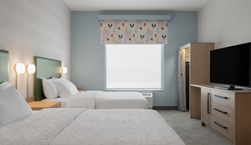 Studio Suite, 2 Queen Beds, Accessible, Bathtub