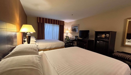 Standard Room, 2 Queen Beds, Non Smoking, Refrigerator & Microwave