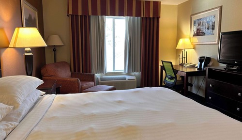Standard Room, 1 King Bed, Non Smoking, Refrigerator & Microwave