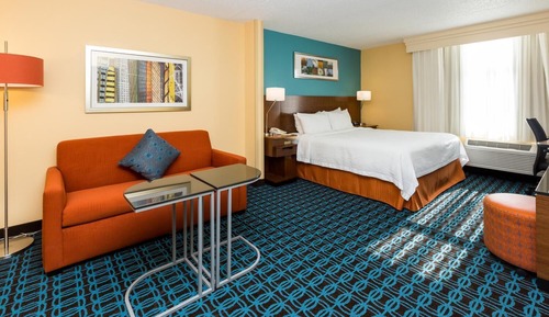 Room, 1 King Bed with Sofa bed (Hearing Accessible)