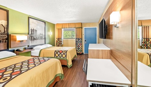 Double Room, 2 Double Beds, Smoking