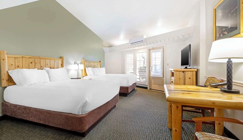 Standard Room, 2 Queen Beds, Non Smoking, Refrigerator & Microwave
