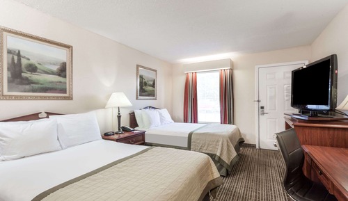 Double Room, 2 Double Beds, Non Smoking