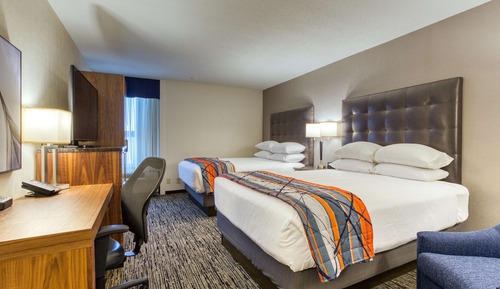 Deluxe Room, 2 Queen Beds, Refrigerator & Microwave