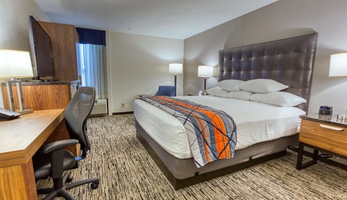 Deluxe Room, 1 King Bed, Accessible, Refrigerator & Microwave (Tub, Upper Floor)