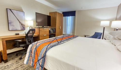 Deluxe Room, 1 King Bed, Accessible, Refrigerator & Microwave (Tub)