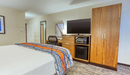Deluxe Room, 1 King Bed, Refrigerator & Microwave