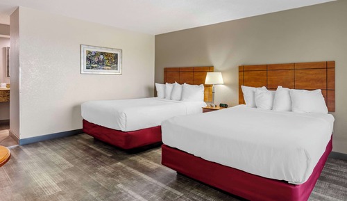 Standard Room, 2 Queen Beds, Non Smoking, Refrigerator & Microwave (Pet Friendly)