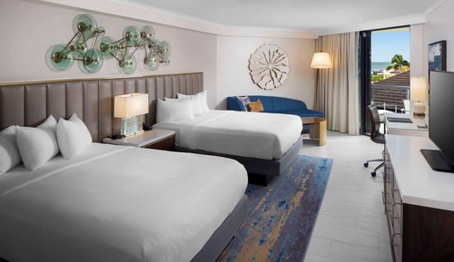 Deluxe Room, Multiple Beds, Ocean View