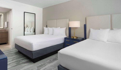 Premium Room, 2 Queen Beds, Accessible (Mobility/Hearing, Roll In Shower)
