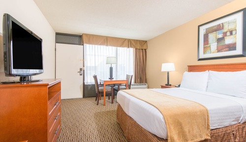 Suite, 1 King Bed, Refrigerator & Microwave