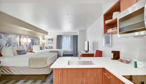 Standard Room, 2 Queen Beds, Non Smoking, Kitchen (Full Kitchen)