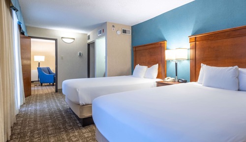 Suite, 2 Queen Beds, Refrigerator & Microwave (2 Rooms, Sofabed)