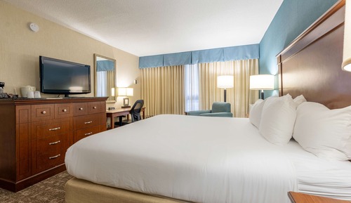Deluxe Room, 1 King Bed, Accessible, Refrigerator & Microwave (Tub, Upper Floor)